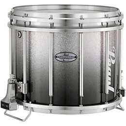 Pearl Championship Maple Varsity FFX Marching Snare Drum Fade Bottom Finish 13 x 11 in. Black Silver #981