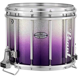 Pearl Championship Maple Varsity FFX Marching Snare Drum Fade Bottom Finish 14 x 12 in. Purple Silver #976