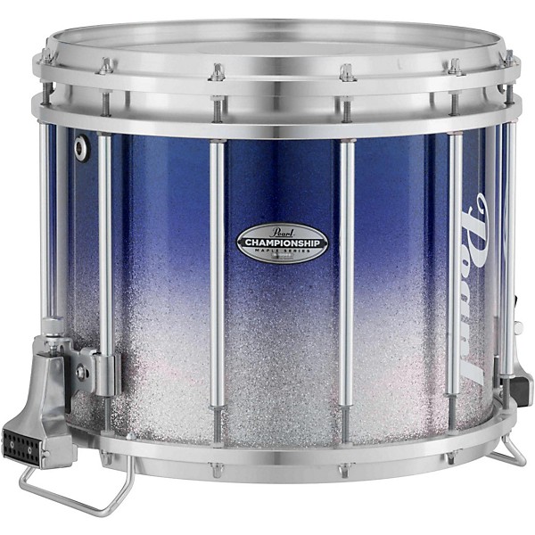 Pearl Championship Maple Varsity FFX Marching Snare Drum Fade Top Finish 13 x 11 in. Blue Silver #962