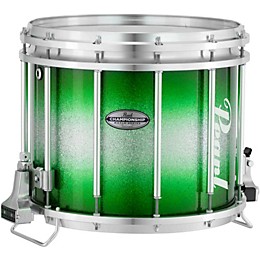 Pearl Championship Maple Varsity FFX Marching Snare Drum Burst Finish 14 x 12 in. Green Silver #969