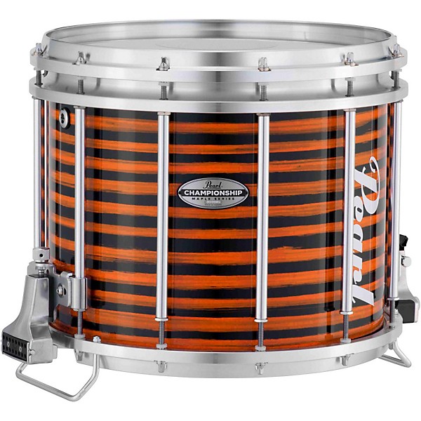 Pearl Championship Maple Varsity FFX Marching Snare Drum Spiral Finish 13 x 11 in. Orange #996