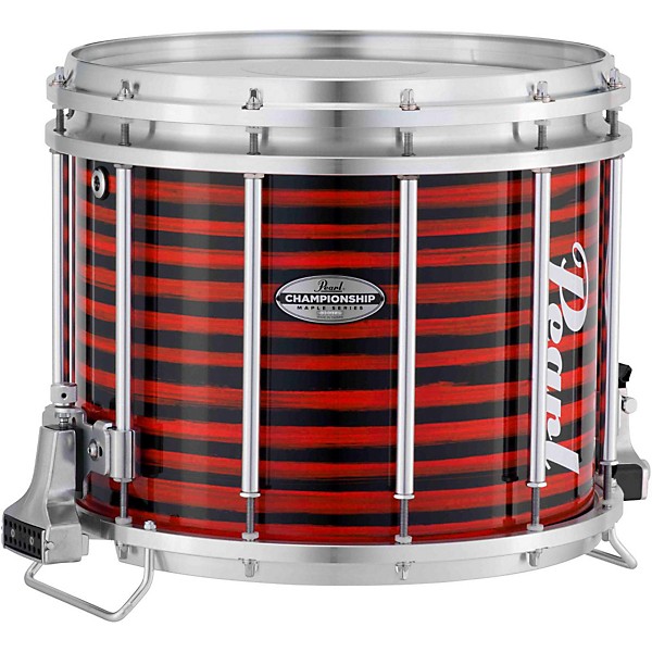 Pearl Championship Maple Varsity FFX Marching Snare Drum Spiral Finish 13 x 11 in. Red #992