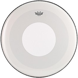 Remo Powerstroke 4 Smooth White Batter Bass Dr... Remo Powerstroke 4 Smooth White Batter Bass Drum Head With White Dot 26 in.