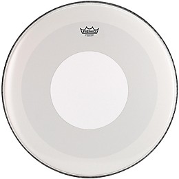 Remo Powerstroke 4 Smooth White Batter Bass Drum Head with White Dot 24 in.