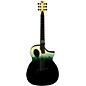 Open Box Michael Kelly Forte Port X Offset Soundhole Cutaway Acoustic-Electric Guitar Level 2 Partial Eclipse 190839184917