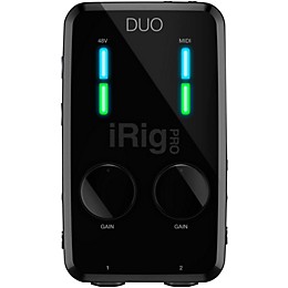 Open Box IK Multimedia iRig Pro Duo Audio/MIDI Interface Level 2 Regular 190839464910