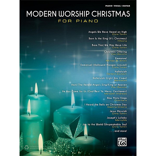 Alfred Modern Worship Christmas for Piano Songbook P/V/G Edition