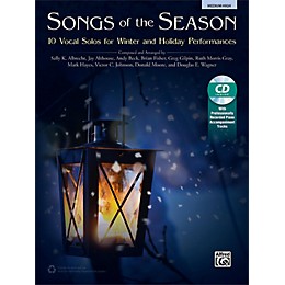 Alfred Songs of the Season Medium High Book & Acc. CD