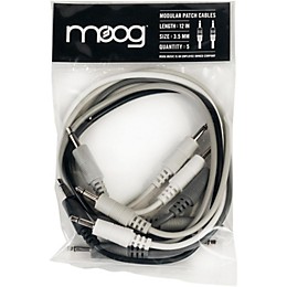 Moog 3.5mm TS cables 12" long for Mother-32 (Pack of 5)