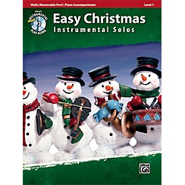 Alfred Easy Christmas Instrumental Solos Level 1 for Strings Violin Book & CD