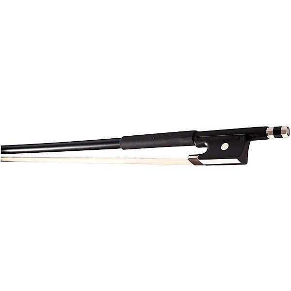 Glasser Violin Bow Fiberglass Half-Lined Frog Leatherette Grip 1/2 Size