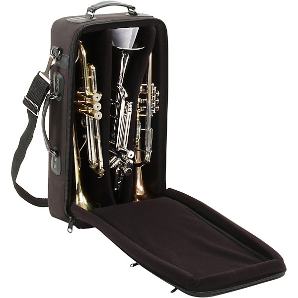 Gard Compact Triple Trumpet Gig Bag Synthetic with Leather Trim