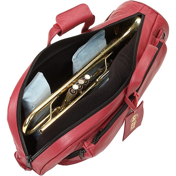 Gard Single Trumpet Gig Bag Burgundy Leather