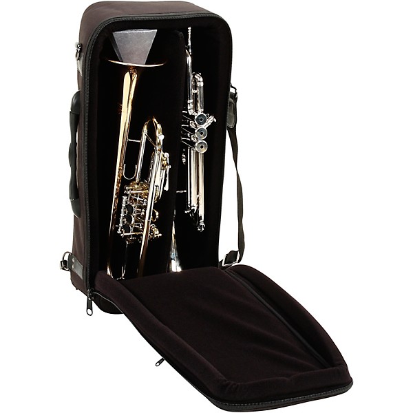 Gard Compact Double Trumpet Gig Bag Synthetic with Leather Trim