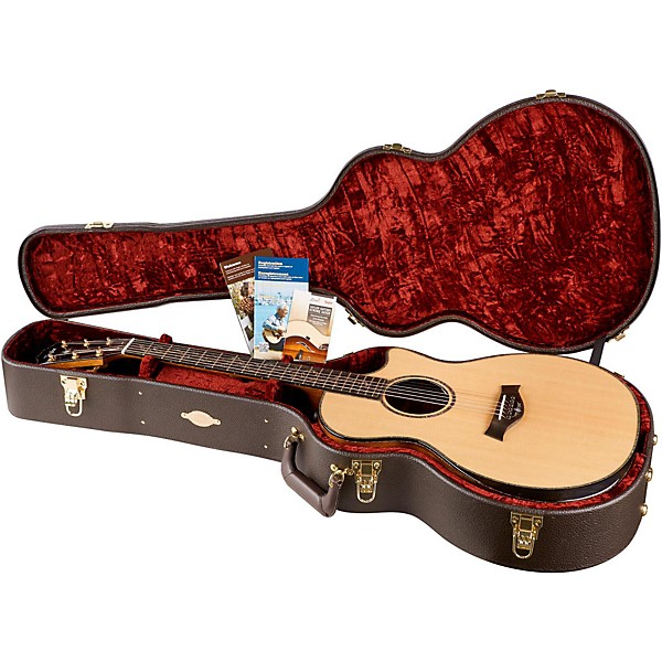 Taylor Presentation Series PS14ce Grand Auditorium Macassar Ebony Acoustic-Electric Guitar Natural