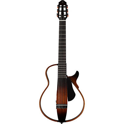 Yamaha Slg200n Nylon-String Silent Acoustic-Electric Guitar Tobacco Sunburst for sale