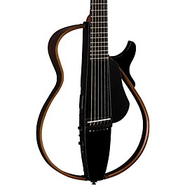 Yamaha SLG200S Steel-String Silent Acoustic-Electr... Yamaha SLG200S Steel-String Silent Acoustic-Electric Guitar Trans Black