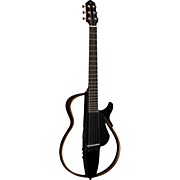 Yamaha Slg200s Steel-String Silent Acoustic-Electric Guitar Trans Black for sale