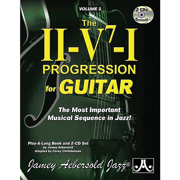 Jamey Aebersold Jamey Aebersold Jazz, Volume 3: The ii-V7-I Progression for Guitar Book & 2 CDs