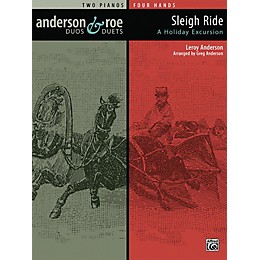 Alfred Anderson & Roe: Sleigh Ride Advanced Piano Duo