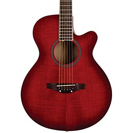 Daisy Rock Sophomore Cutaway Acoustic Guitar Lovin' Red
