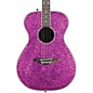 Daisy Rock Pixie Spruce Top Acoustic-Electric Guitar Pink Sparkle thumbnail