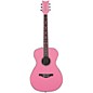 Daisy Rock Pixie Cupid Spruce Top Left-Handed Acoustic Guitar Powder Pink