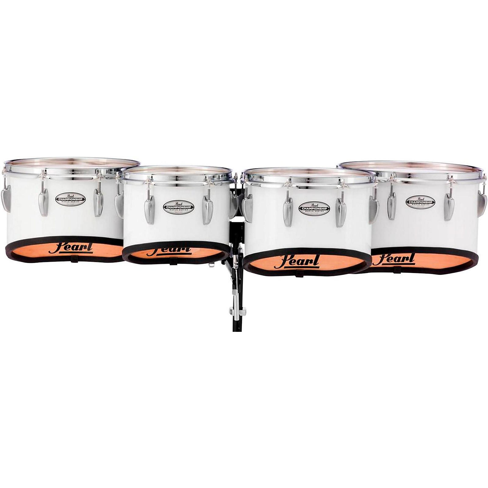 Pearl Championship Maple Marching Tenor Drums Quad Shallow Cut 10, 12
