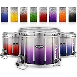 Pearl Cham... Pearl Championship CarbonCore Varsity FFX Marching Snare Drum Fade Bottom Finish 13 x 11 in. Purple Silver #976