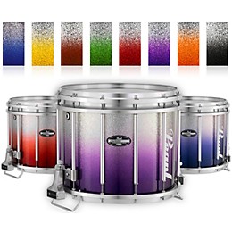 Pearl Championship CarbonCore Varsity FFX Marching Snare Drum Fade Bottom Finish 14 x 12 in. Purple Silver #976