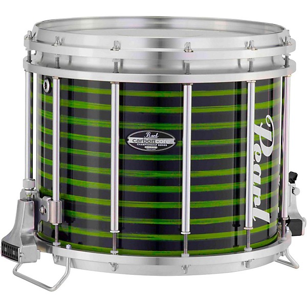 Pearl Championship CarbonCore Varsity FFX Marching Snare Drum Spiral Finish 13 x 11 in. Green #993