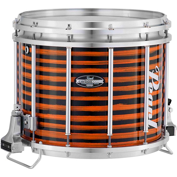 Pearl Championship CarbonCore Varsity FFX Marching Snare Drum Spiral Finish 13 x 11 in. Orange #996
