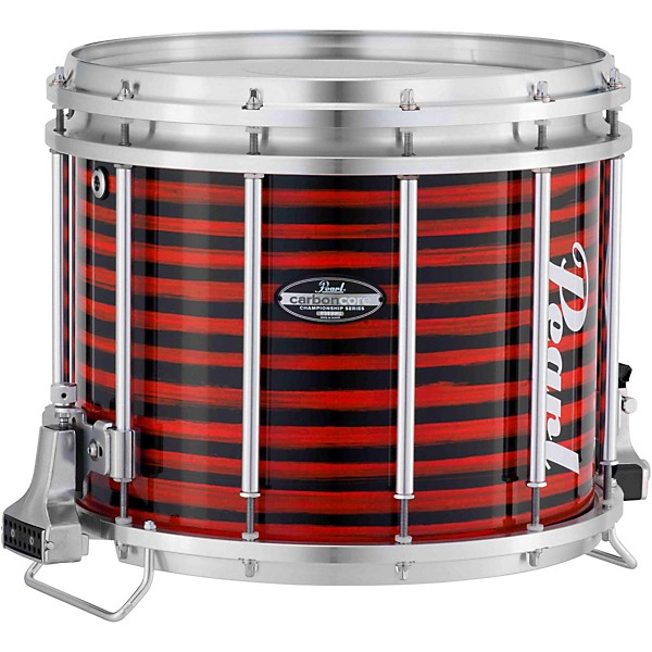 Pearl Championship CarbonCore Varsity FFX Marching Snare Drum Spiral Finish 14 x 12 in. Red #992