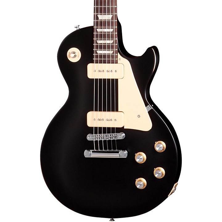 【新品弦張替済】Gibson USA 60s Tribute 2016年製 Gibson 2016 Les Paul '60s Tribute T Electric Guitar Satin Ebony