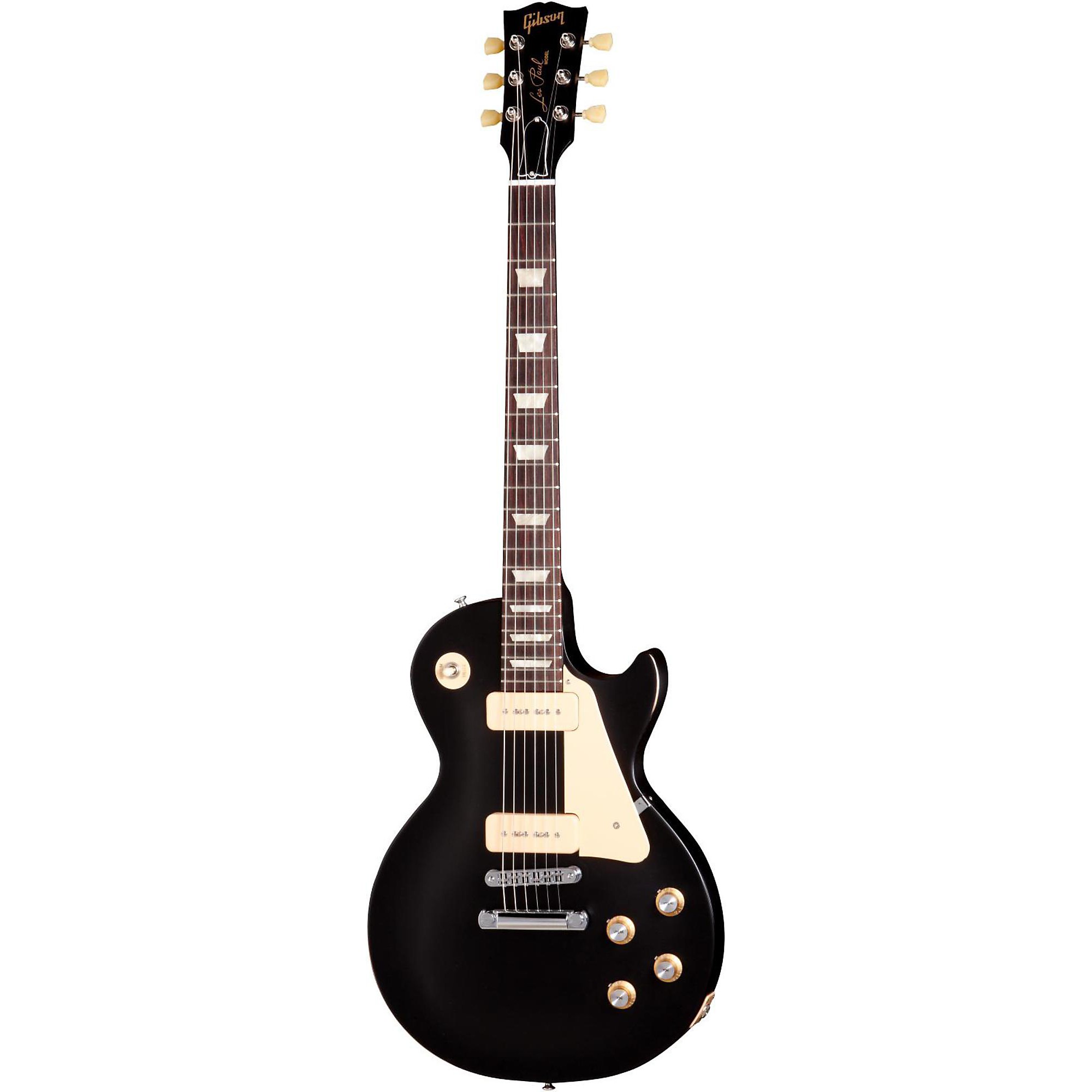 Gibson 2016 Les Paul '60s Tribute T Electric Guitar Satin Ebony