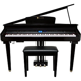 Blemished Williams Symphony Grand Digital Piano with Bench Level 2 Ebony Polish 197881213497