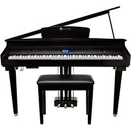 Williams Symphony Grand Digital Piano With Bench Ebony Polish