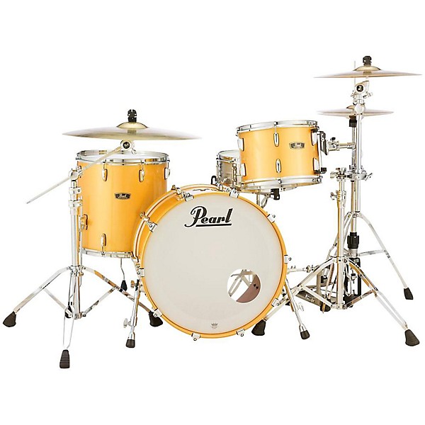 Pearl Vintage Hybrid Wood Fiberglass Series 3-Piece Shell Pack with 22 in. Bass Drum Antique Gold