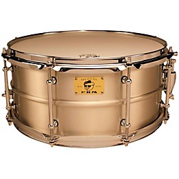 Open Box Pork Pie Pig Iron Snare Drum Level 2 14x6.5 in.,Polished Raw 194744147593