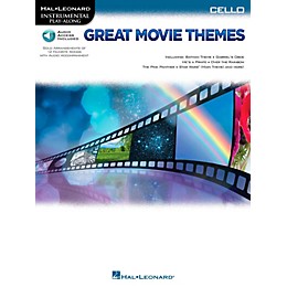 Hal Leonard Great Movie Themes For Cello - Instrumental Play-Along (Book/Online Audio)