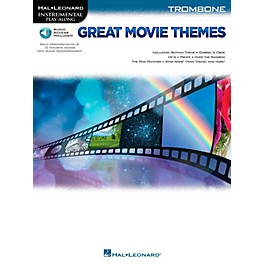 Hal Leonard Great Movie Themes For Trombone - Instrumental Play-Along (Book/Online Audio)