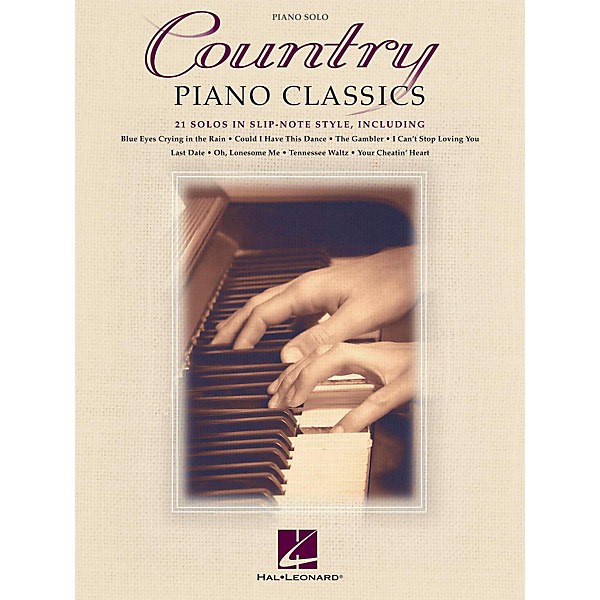 Hal Leonard Country Piano Classics - 21 Solos in Slip-Note Style