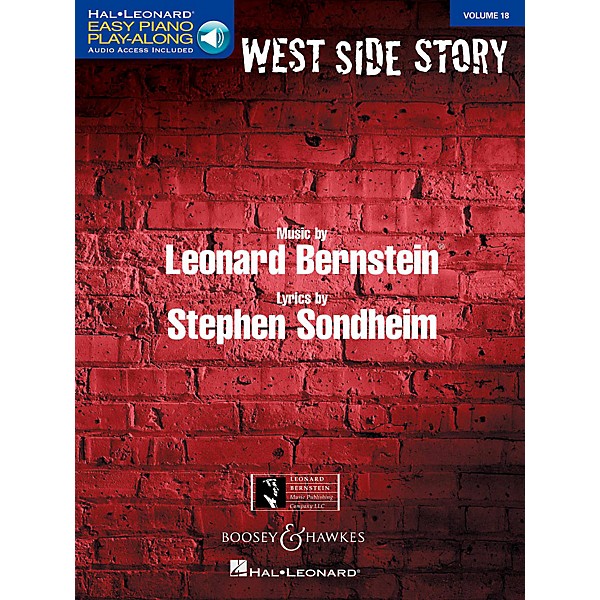 Boosey and Hawkes West Side Story Easy Piano Play-Along Vol. 18 Book/Online Audio