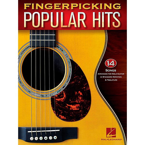 Hal Leonard Fingerpicking Popular Hits - 15 Songs Arr. For Solo Guitar in Standard Notation & Tab