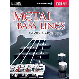Berklee Press Metal Bass Lines - Berklee Press Book/Online Audio