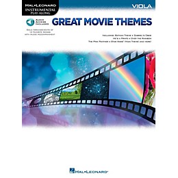 Hal Leonard Great Movie Themes For Viola - Instrumental Play-Along (Book/Online Audio)