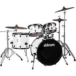 ddrum Journeyman2 Series Player 5-piece Drum Kit with 22 in. Bass Drum White