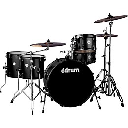 ddrum Journeyman2 Series Rambler 5-piece Drum Kit with 24 in. Bass Drum Black Sparkle