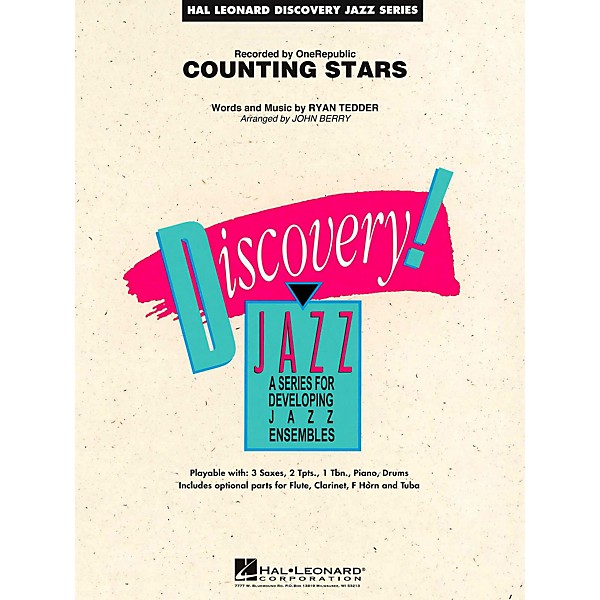 Hal Leonard Counting Stars Jazz Band Level 1.5