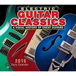 Clearance Hal Leonard 2016 Electric Guitar Classics Boxed Daily Calendar